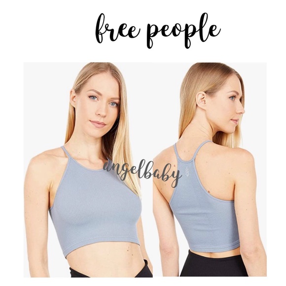 Free People Happiness Runs Crop in Grey! - Picture 2 of 12